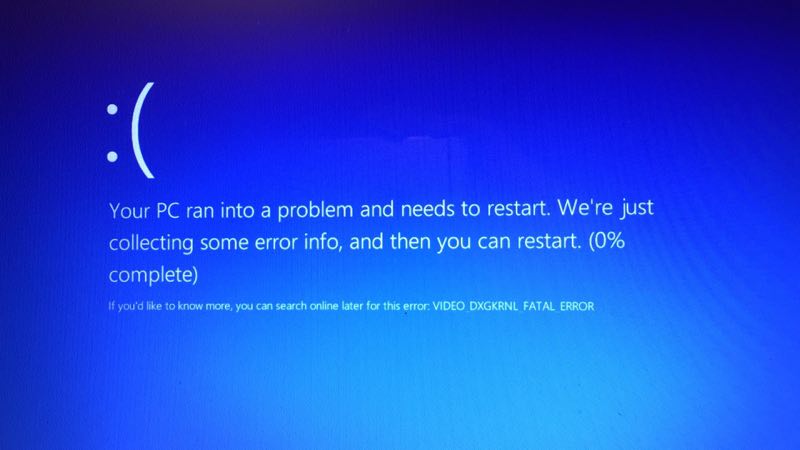 笔记本蓝屏 笔记本蓝屏