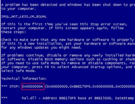 电脑蓝屏 电脑蓝屏